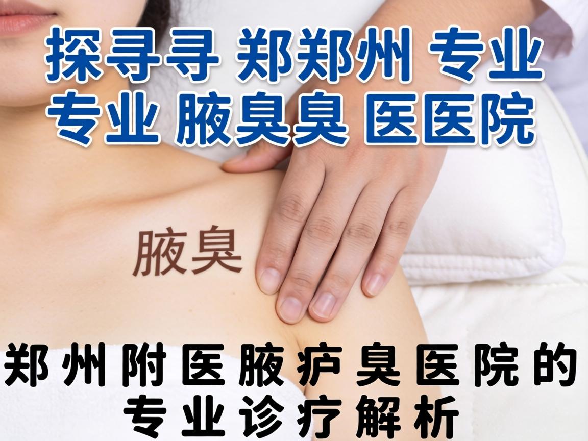 探寻郑州专业腋臭医院，郑州附医腋臭医院的专业诊疗解析