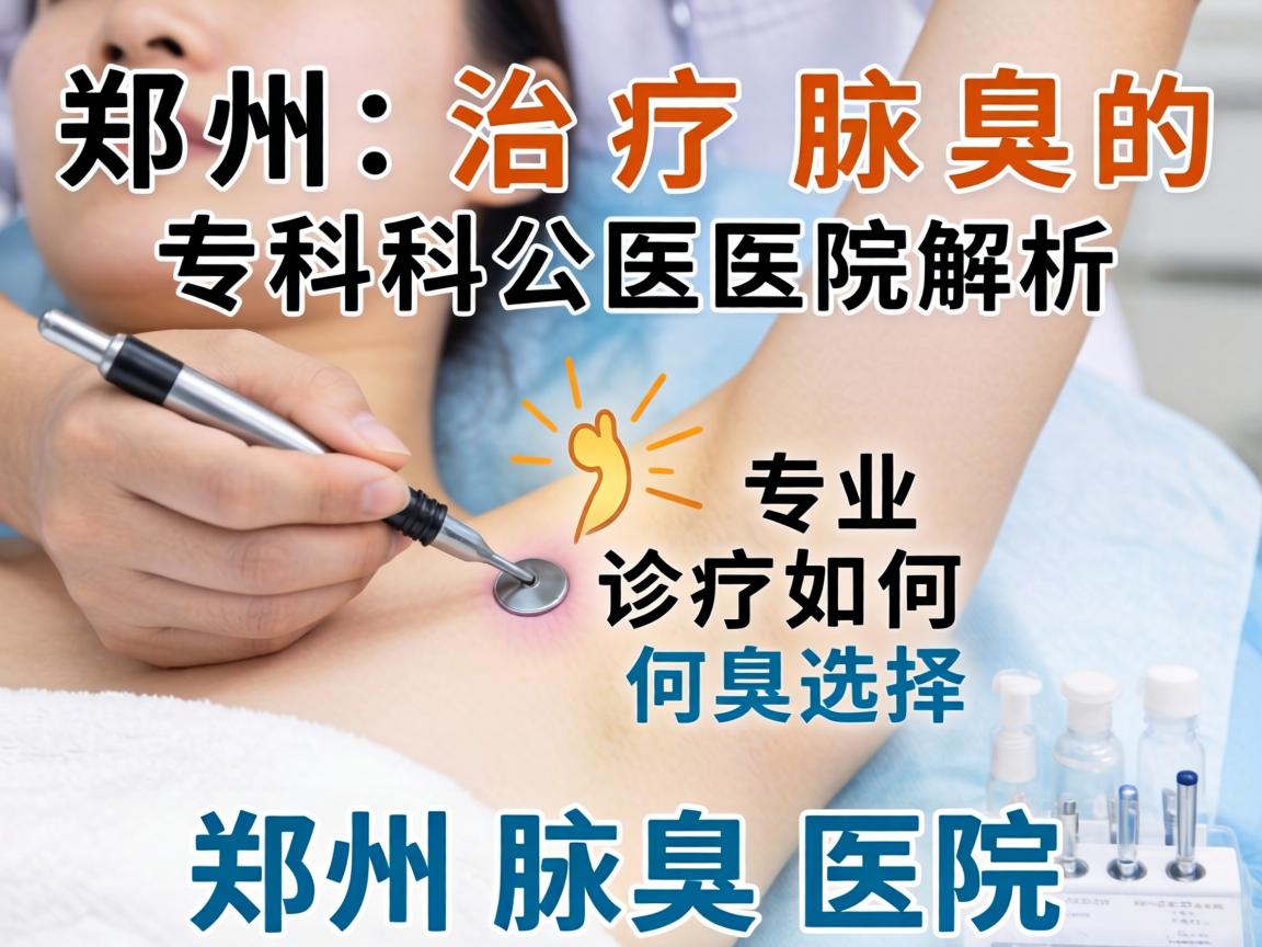 郑州治疗腋臭的专科医院解析，专业诊疗如何选择郑州腋臭医院
