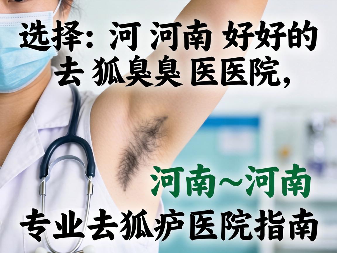 选择河南好的去狐臭医院，河南专业去狐臭医院指南