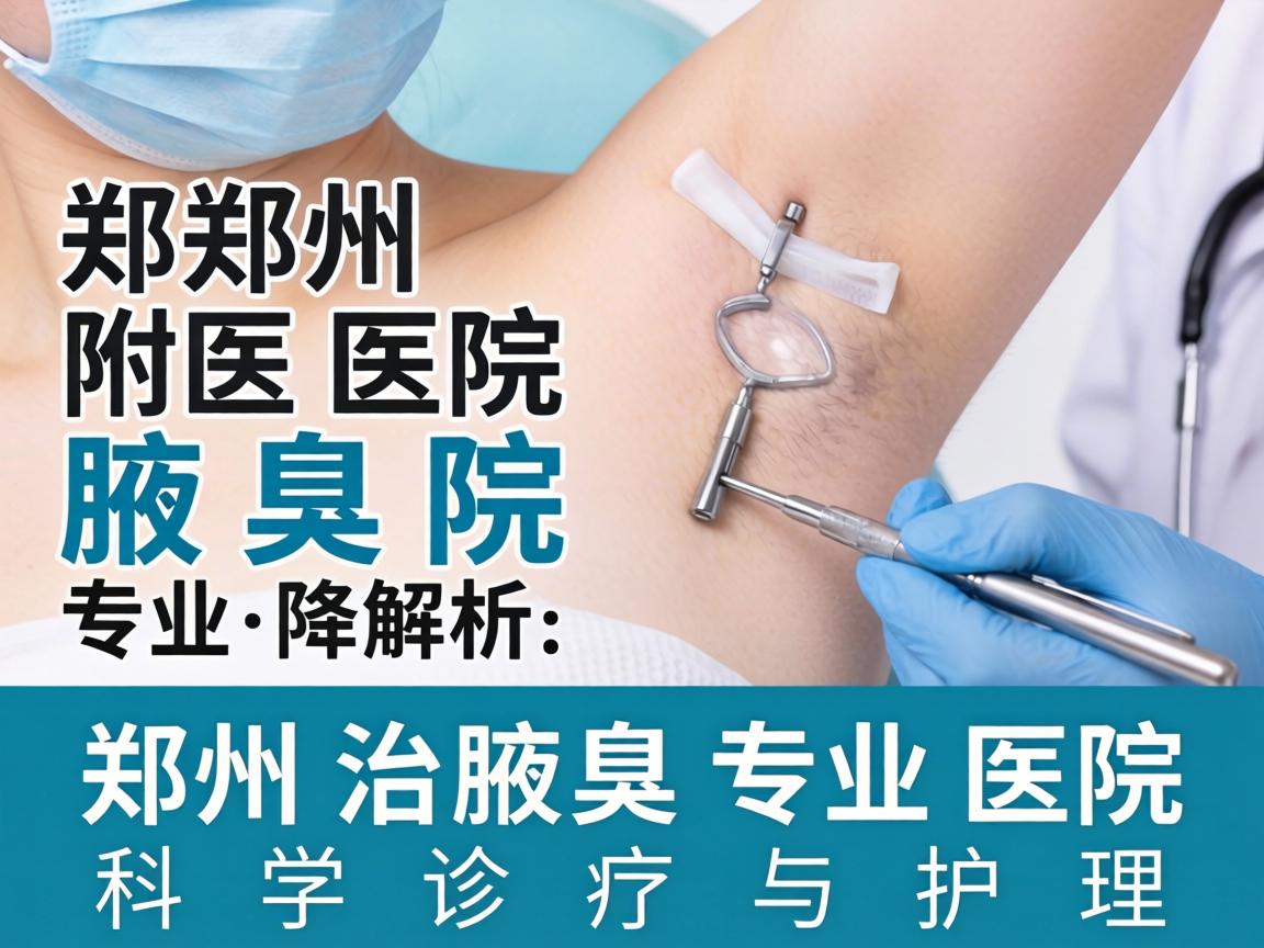 郑州附医腋臭医院专业解析，郑州治腋臭专业医院的科学诊疗与护理