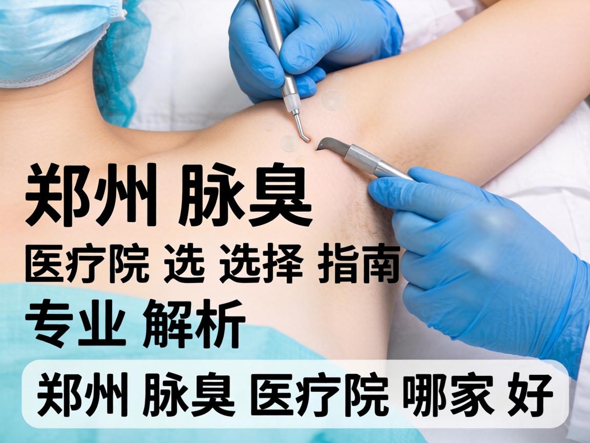 郑州腋臭医院选择指南，专业解析郑州腋臭医院哪家好