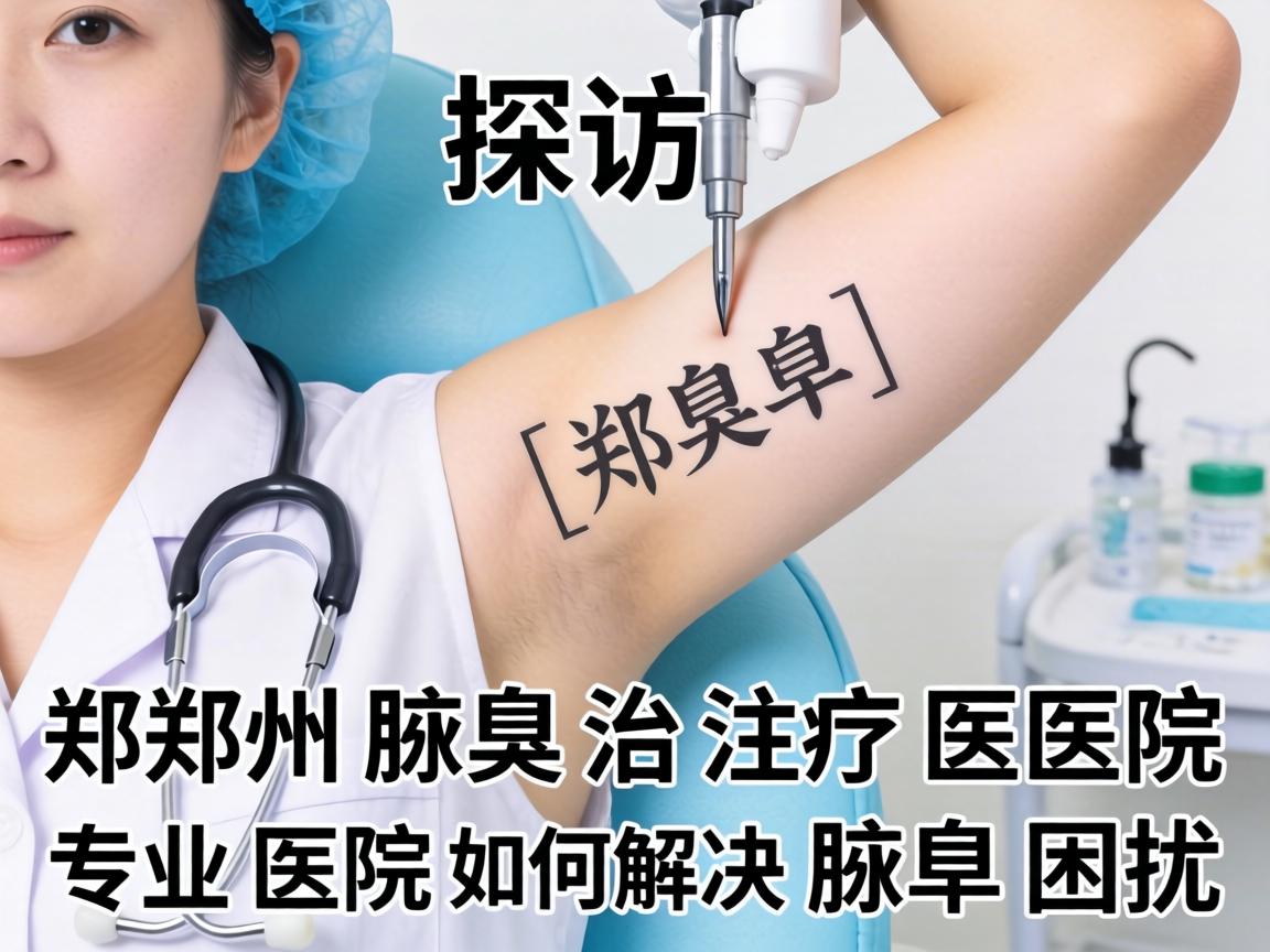 探访郑州腋臭治疗医院，专业医院如何解决腋臭困扰