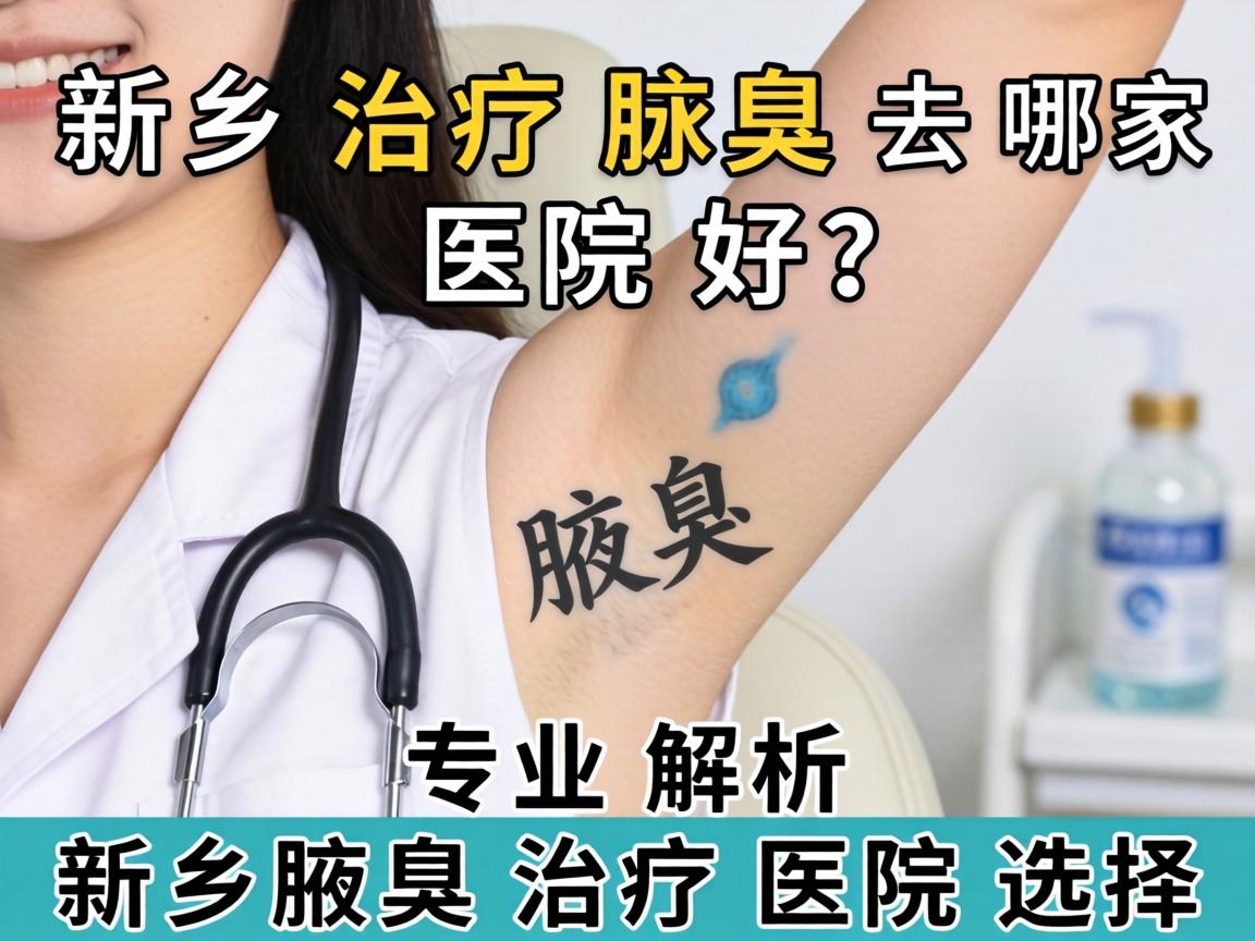 新乡治疗腋臭去哪家医院好？专业解析新乡腋臭治疗医院选择