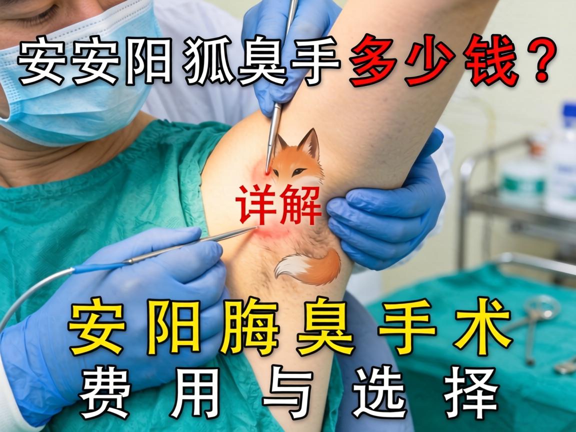 安阳狐臭手术多少钱？详解安阳腋臭手术费用与选择