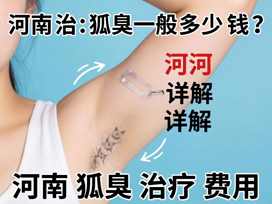 河南治狐臭一般多少钱？详解河南狐臭治疗费用