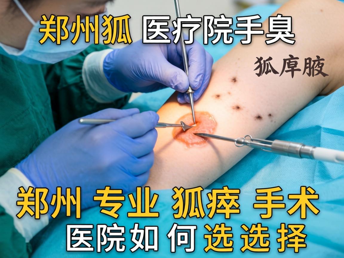 郑州狐臭手术医院解析，郑州专业狐臭手术医院如何选择