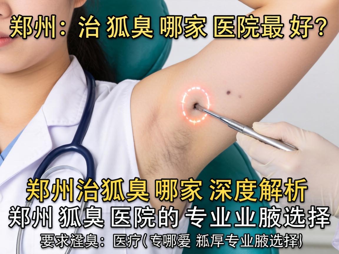 郑州治狐臭哪家医院最好？深度解析郑州狐臭医院的专业选择