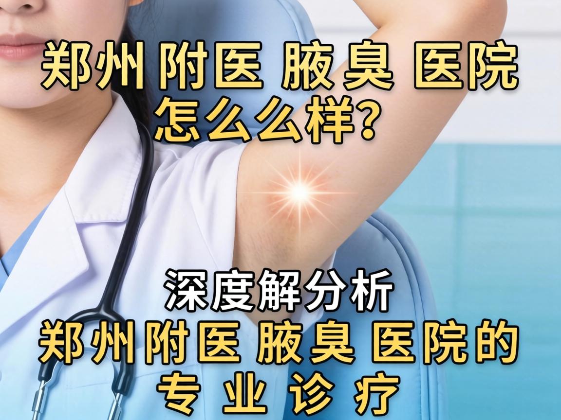 郑州附医腋臭医院怎么样？深度解析郑州附医腋臭医院的专业诊疗