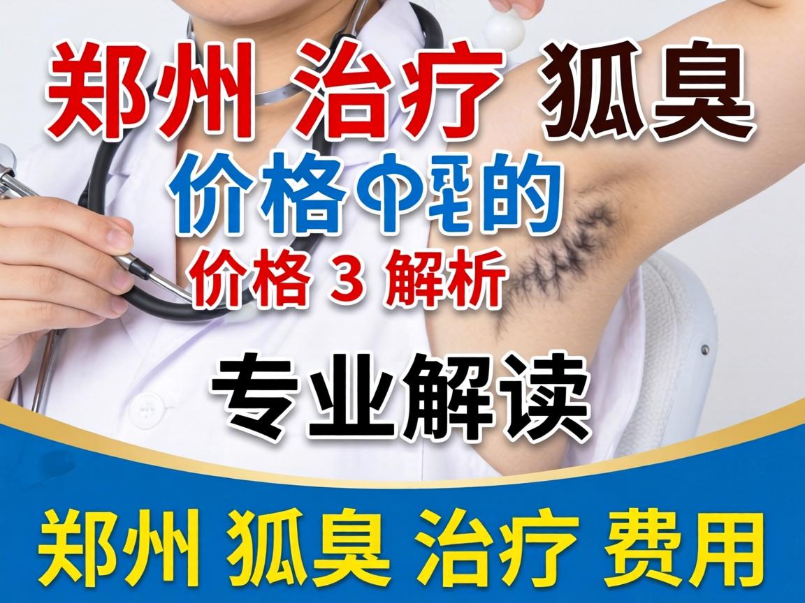 郑州治疗狐臭价格解析，专业解读郑州狐臭治疗费用