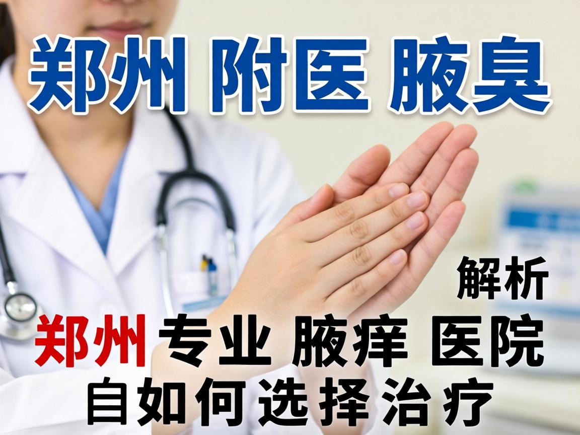 郑州附医腋臭医院解析，郑州专业腋臭医院如何选择治疗