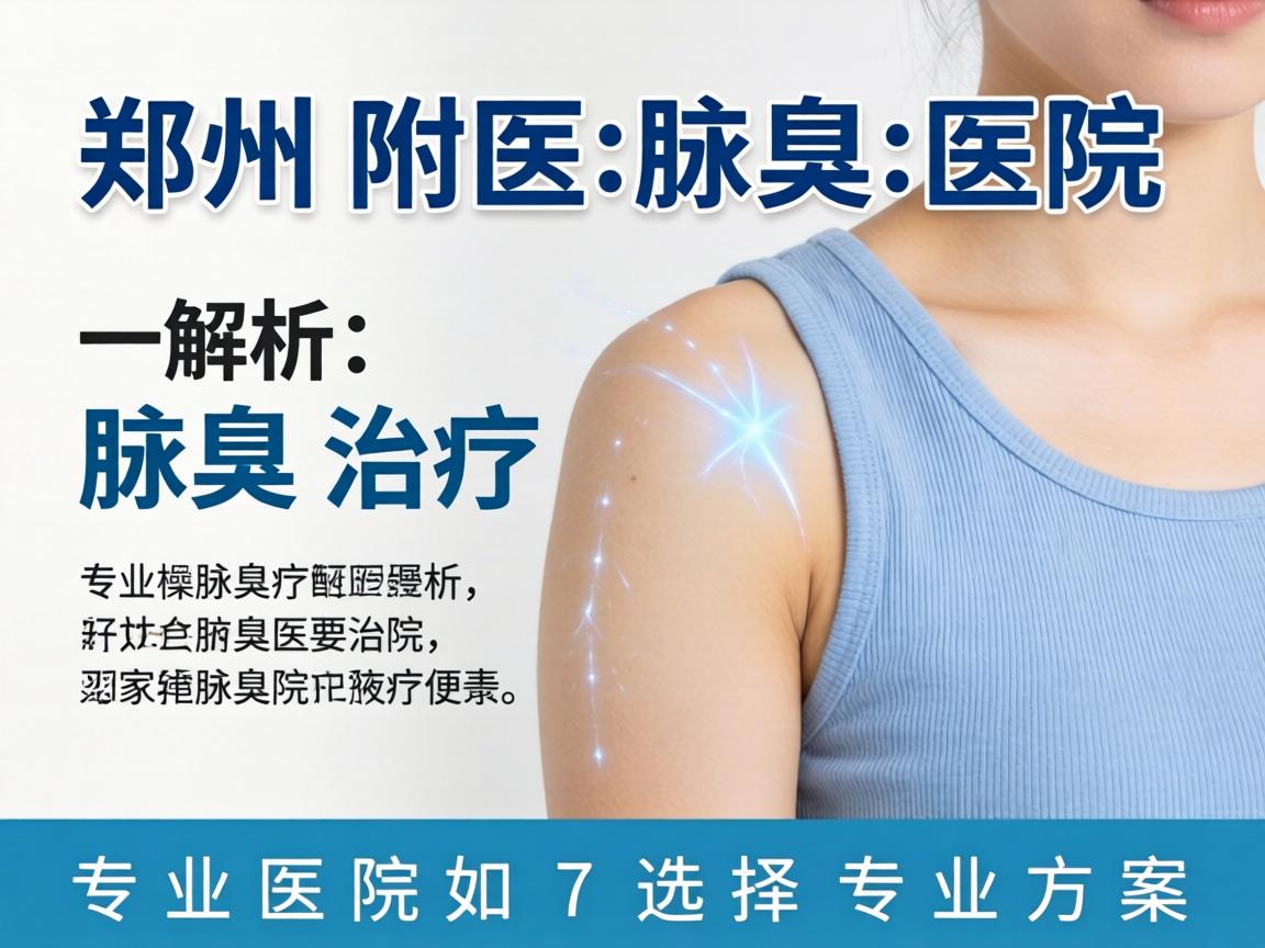 郑州附医腋臭医院解析腋臭治疗，专业医院如何选择专业方案