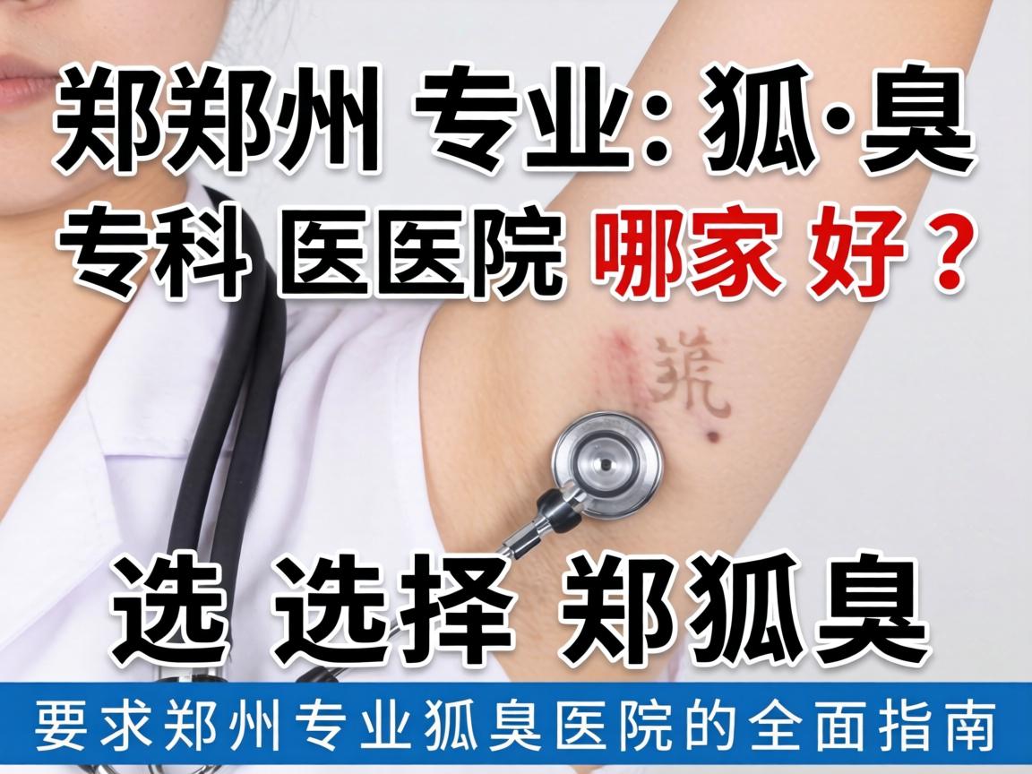 郑州专业狐臭专科医院哪家好？选择郑州专业狐臭医院的全面指南