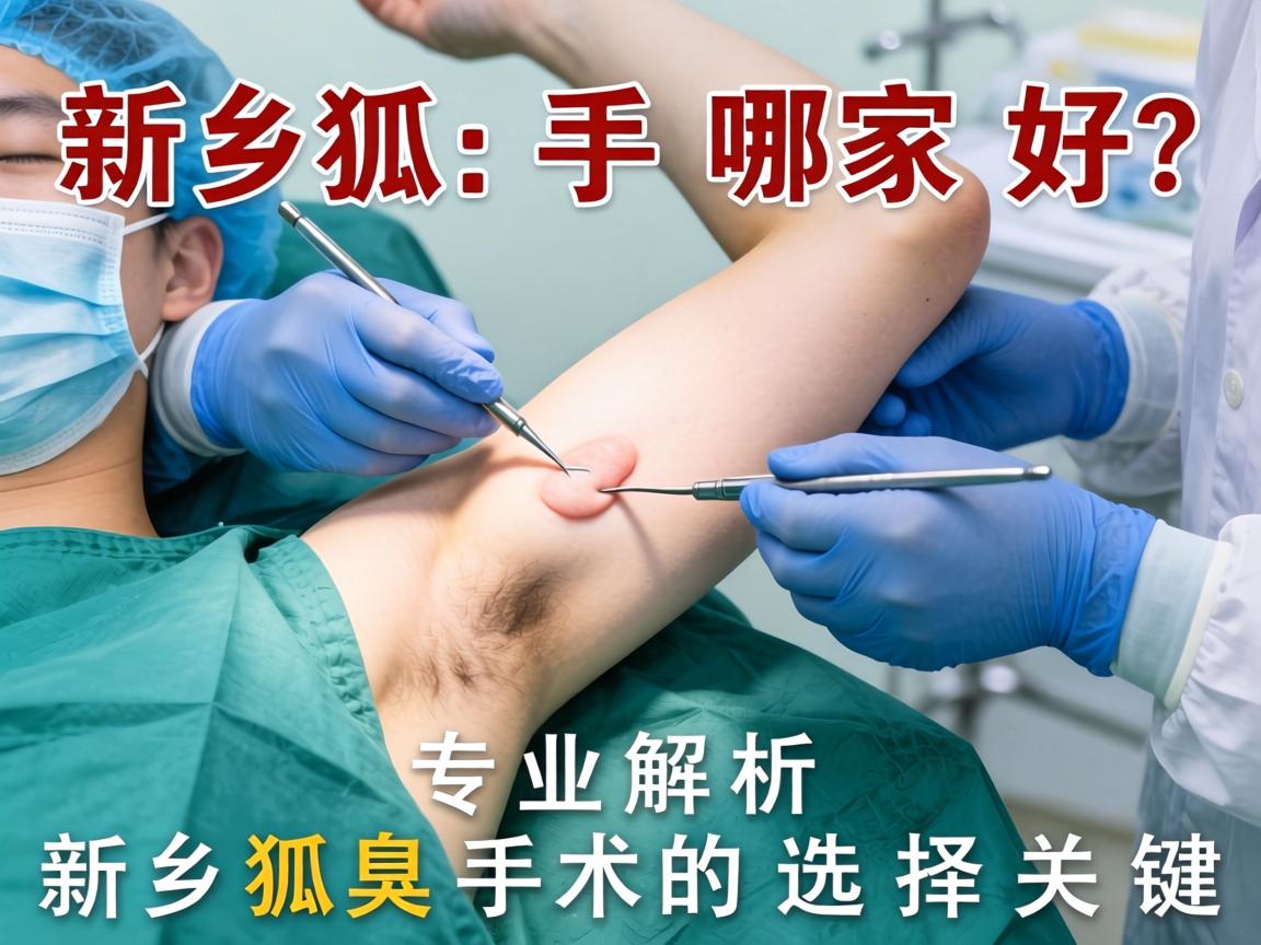 新乡狐臭手术哪家好？专业解析新乡狐臭手术的选择关键