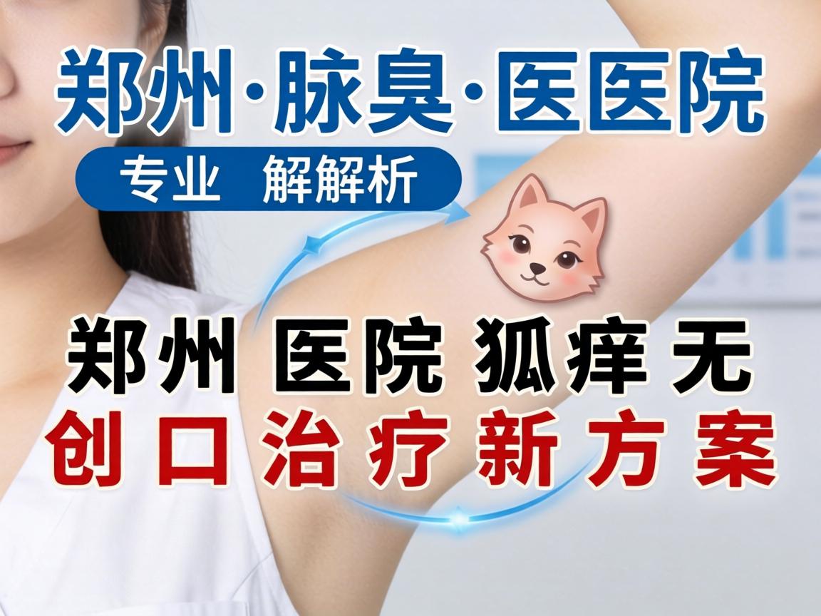 郑州腋臭医院专业解析，郑州医院狐臭无创口治疗新方案