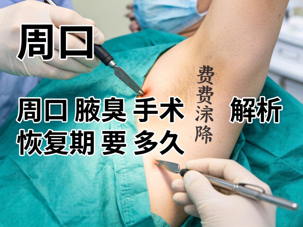 周口腋臭手术费用解析，周口腋臭手术恢复期要多久