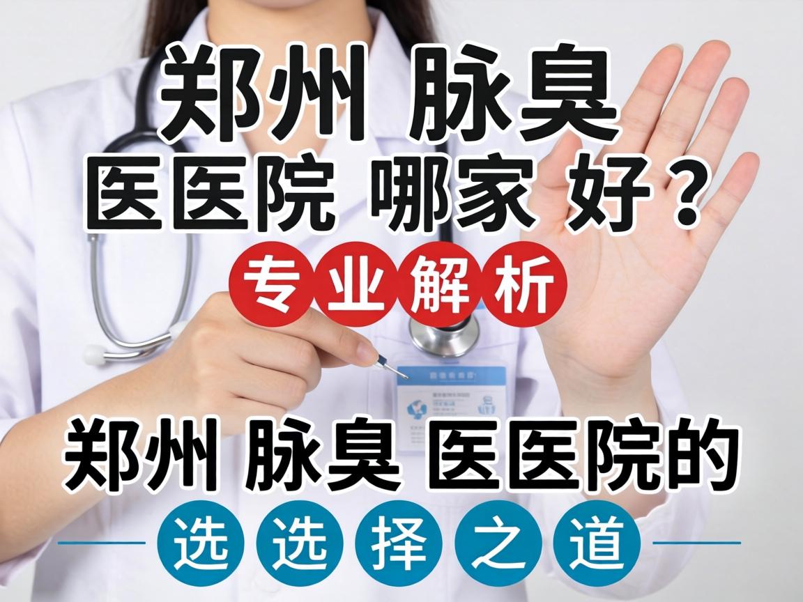 郑州腋臭医院哪家好？专业解析郑州腋臭医院的选择之道