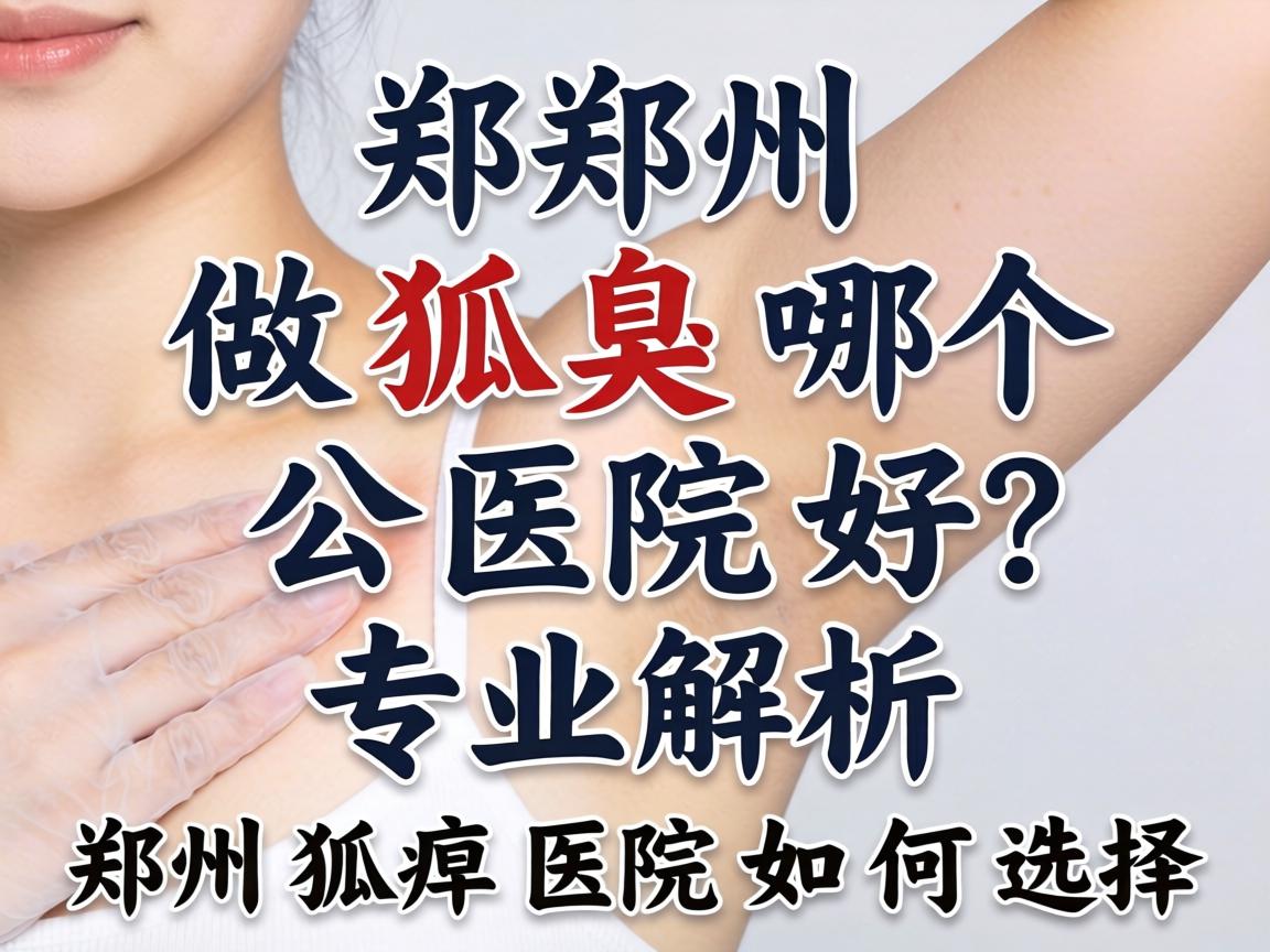 郑州做狐臭哪个医院好？专业解析郑州狐臭医院如何选择