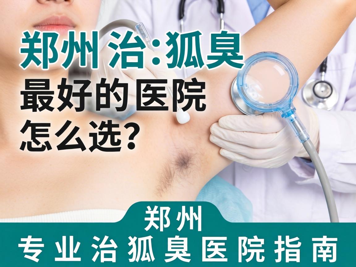 郑州治狐臭最好的医院怎么选？郑州专业治狐臭医院指南