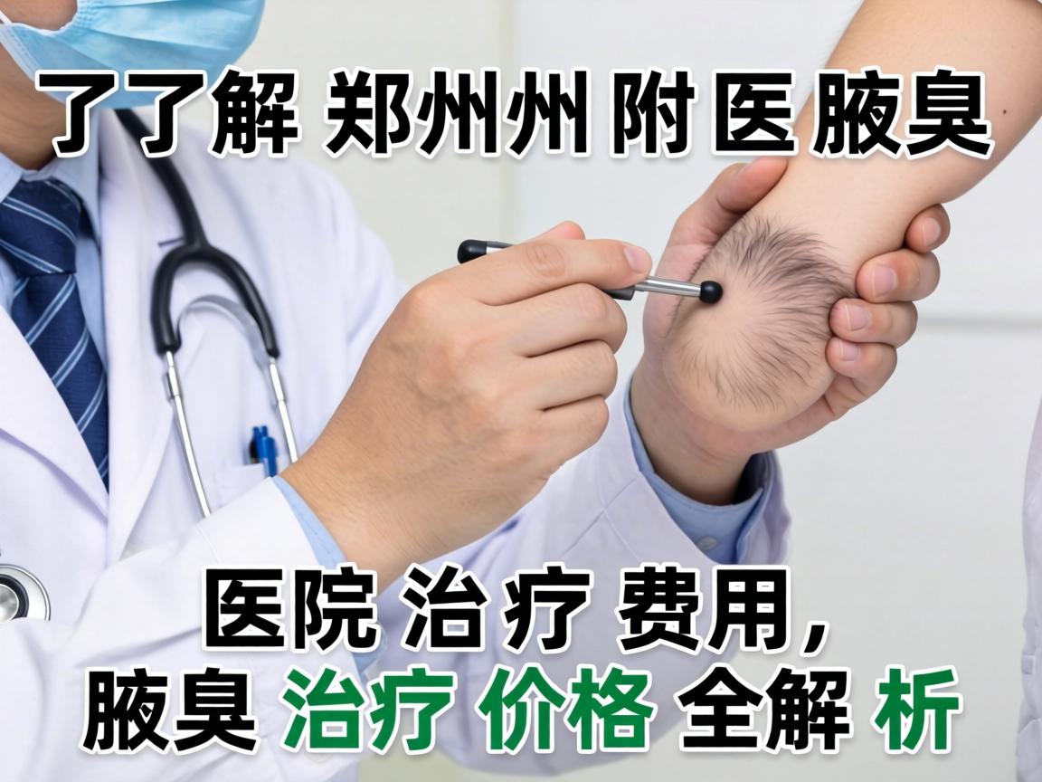 了解郑州附医腋臭医院治疗费用，腋臭治疗价格全解析