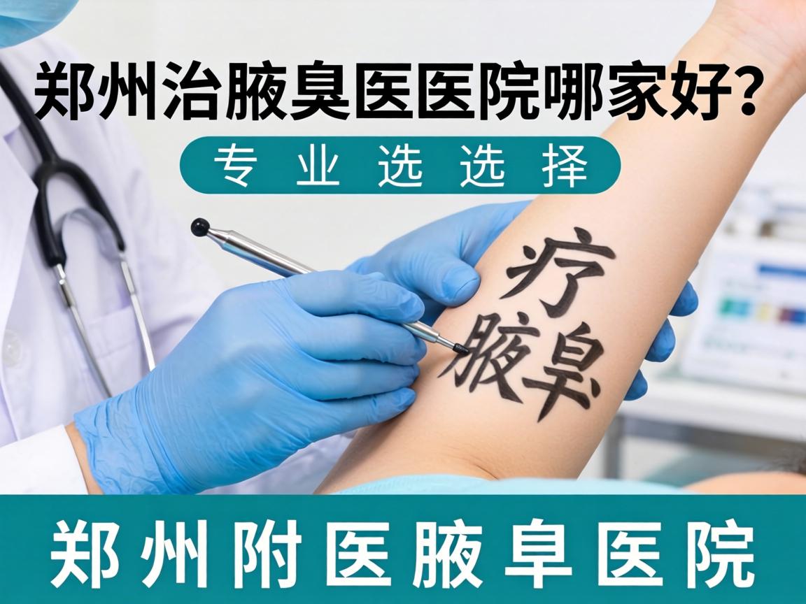 郑州治腋臭医院哪家好？专业选择郑州附医腋臭医院