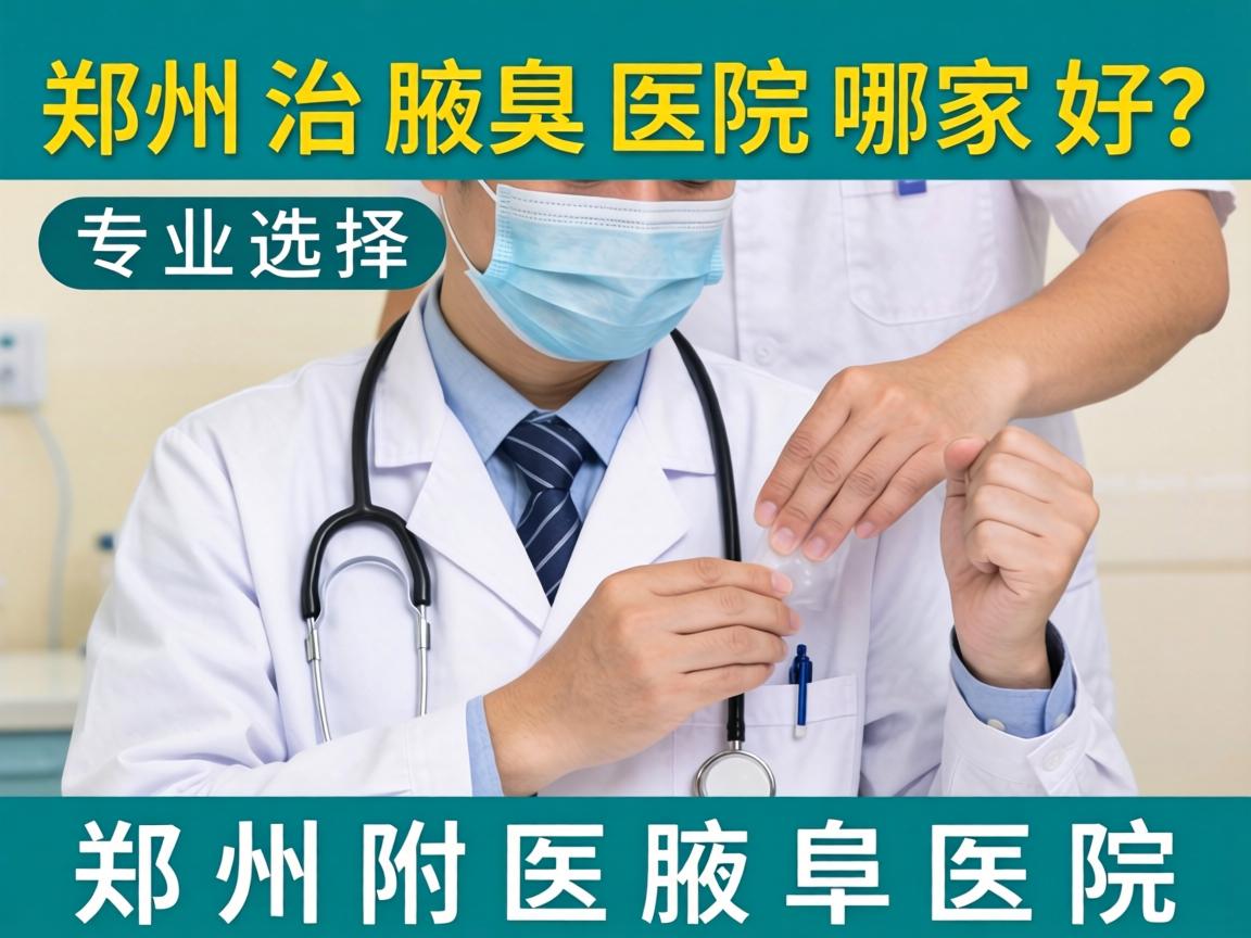 郑州治腋臭医院哪家好？专业选择郑州附医腋臭医院