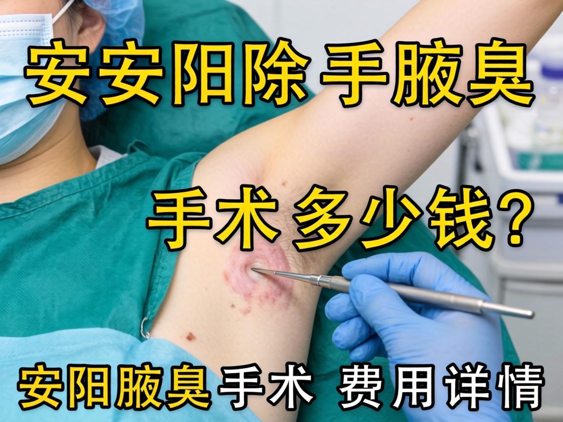 安阳除腋臭手术多少钱？解析安阳腋臭手术费用详情