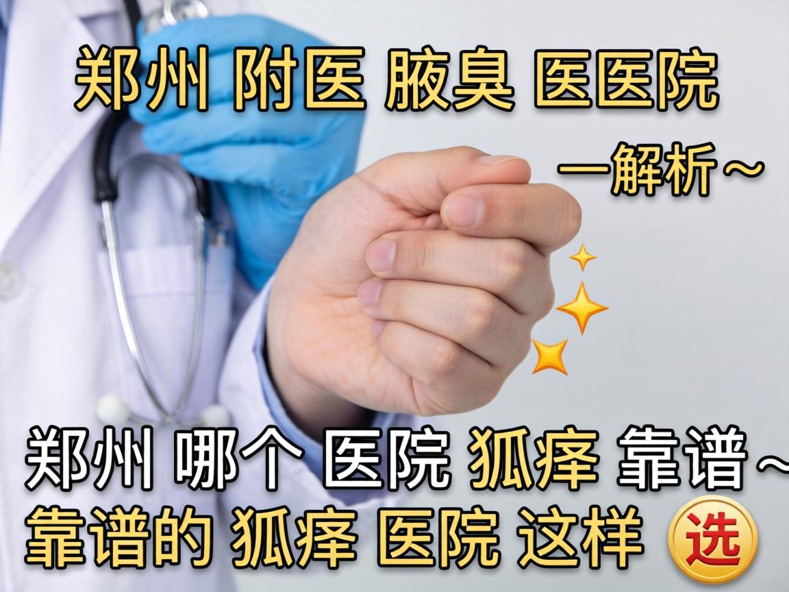 郑州附医腋臭医院解析，郑州哪个医院狐臭靠谱，靠谱的狐臭医院这样选