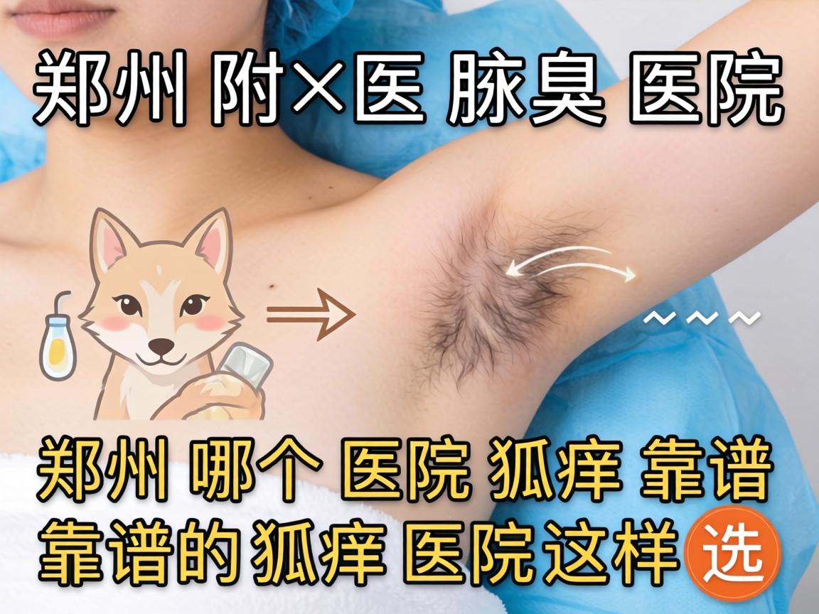 郑州附医腋臭医院解析，郑州哪个医院狐臭靠谱，靠谱的狐臭医院这样选