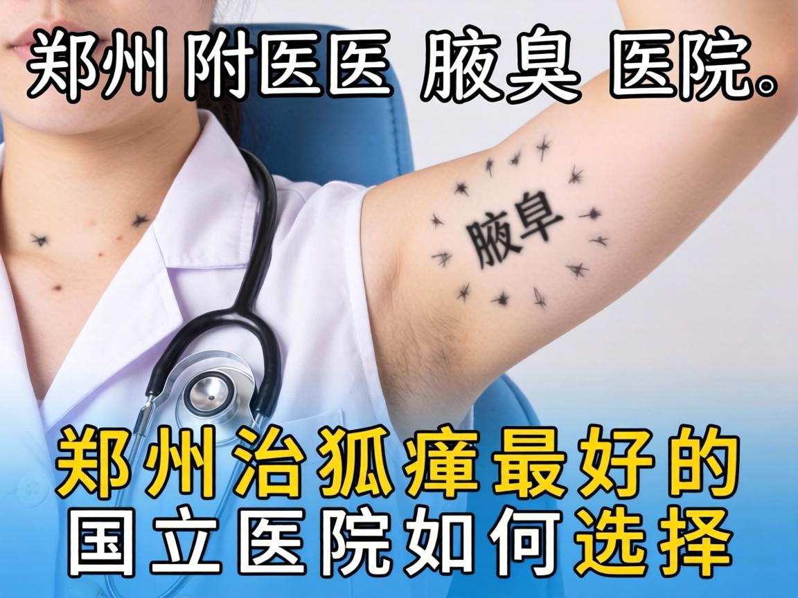 郑州附医腋臭医院解析，郑州治狐臭最好的国立医院如何选择
