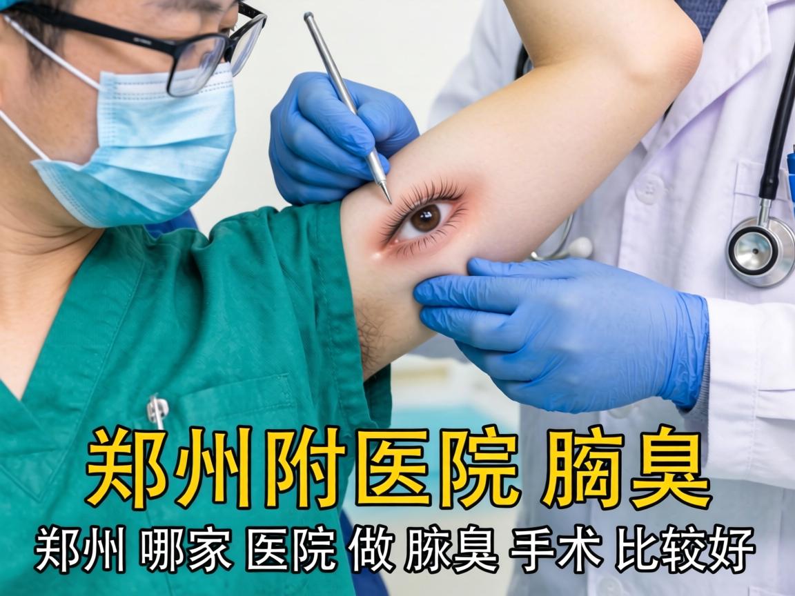 郑州附医腋臭医院解析，郑州哪家医院做腋臭手术比较好