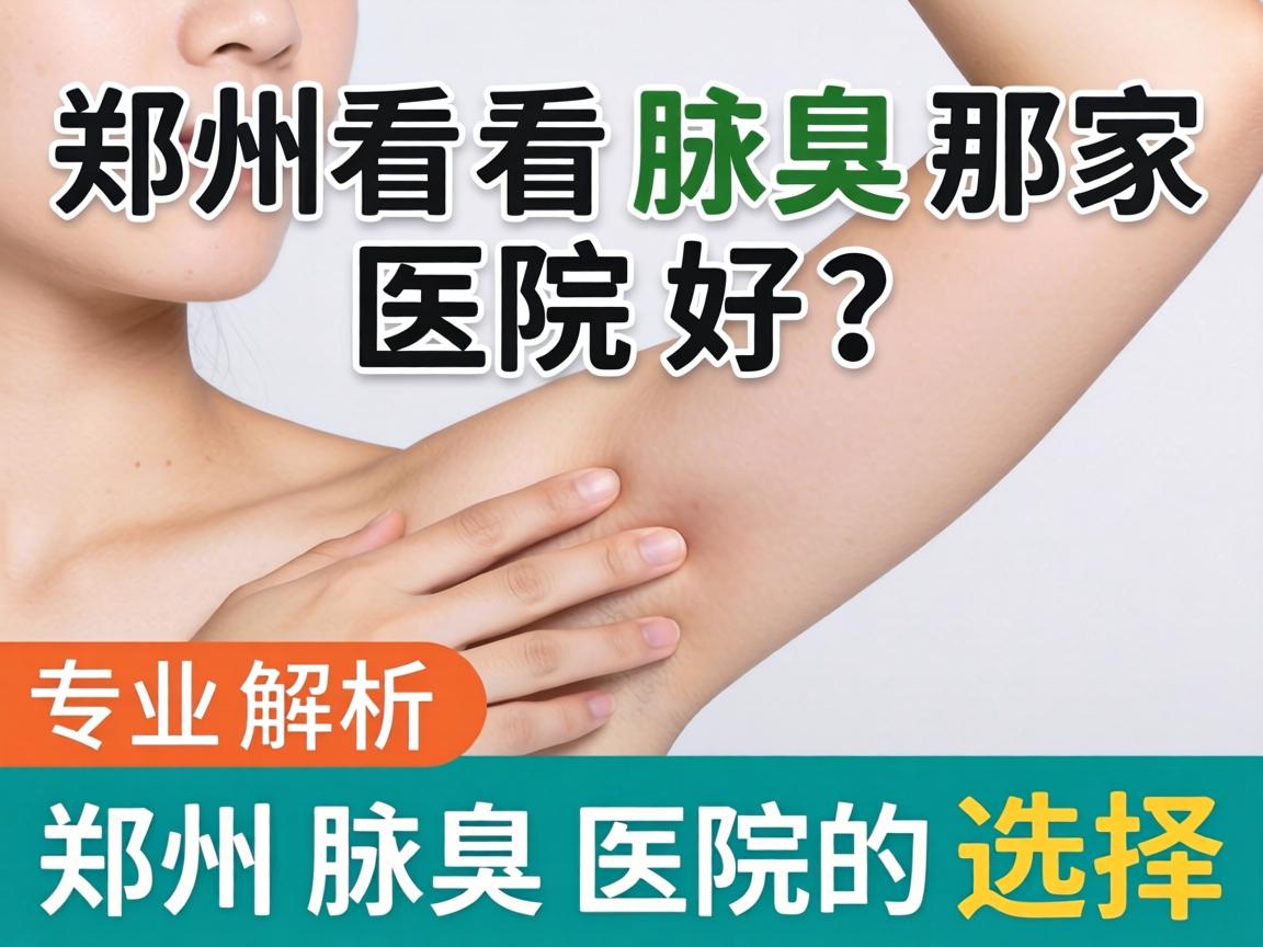 郑州看腋臭那家医院好？专业解析郑州腋臭医院的选择