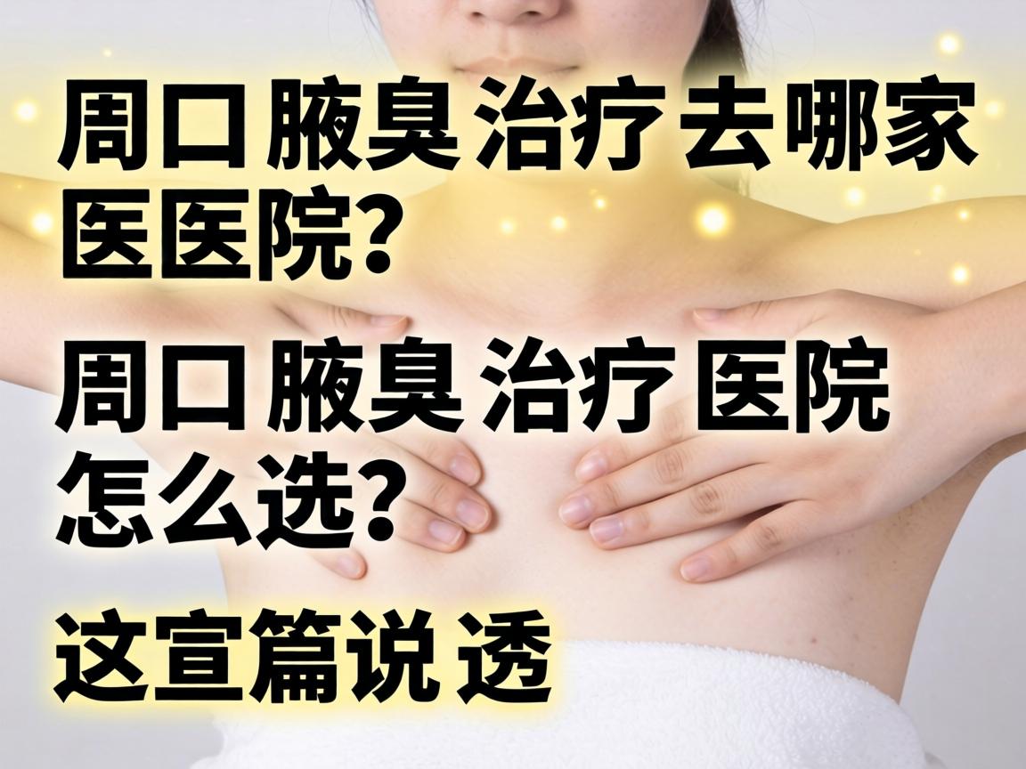 周口腋臭治疗去哪家医院？周口腋臭治疗医院怎么选？这篇说透