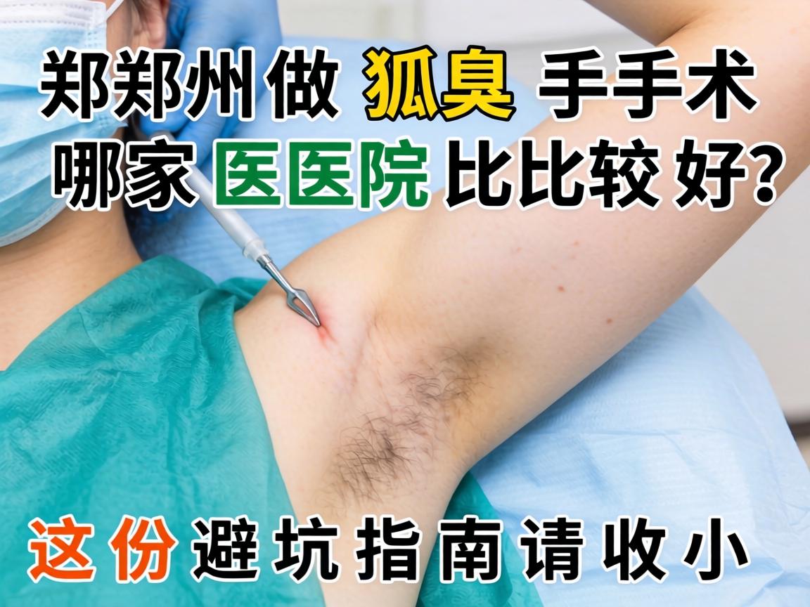 郑州做狐臭手术哪家医院比较好？这份避坑指南请收好