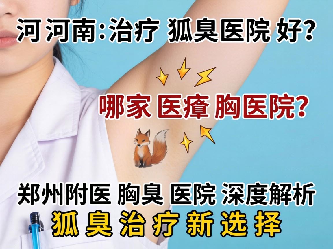 河南治疗狐臭哪家医院好？郑州附医腋臭医院深度解析狐臭治疗新选择
