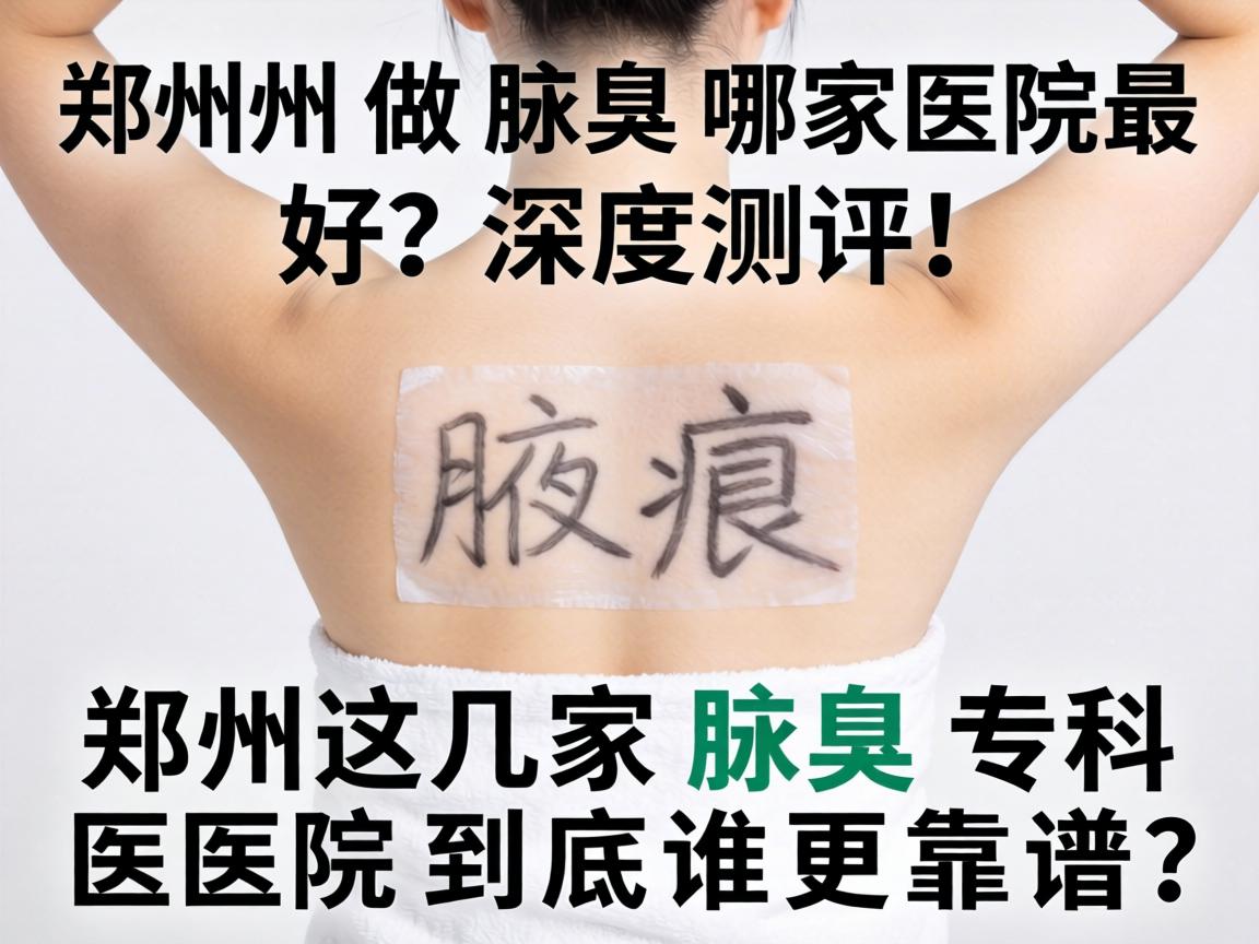 郑州做腋臭哪家医院最好？深度测评，郑州这几家腋臭专科医院到底谁更靠谱？