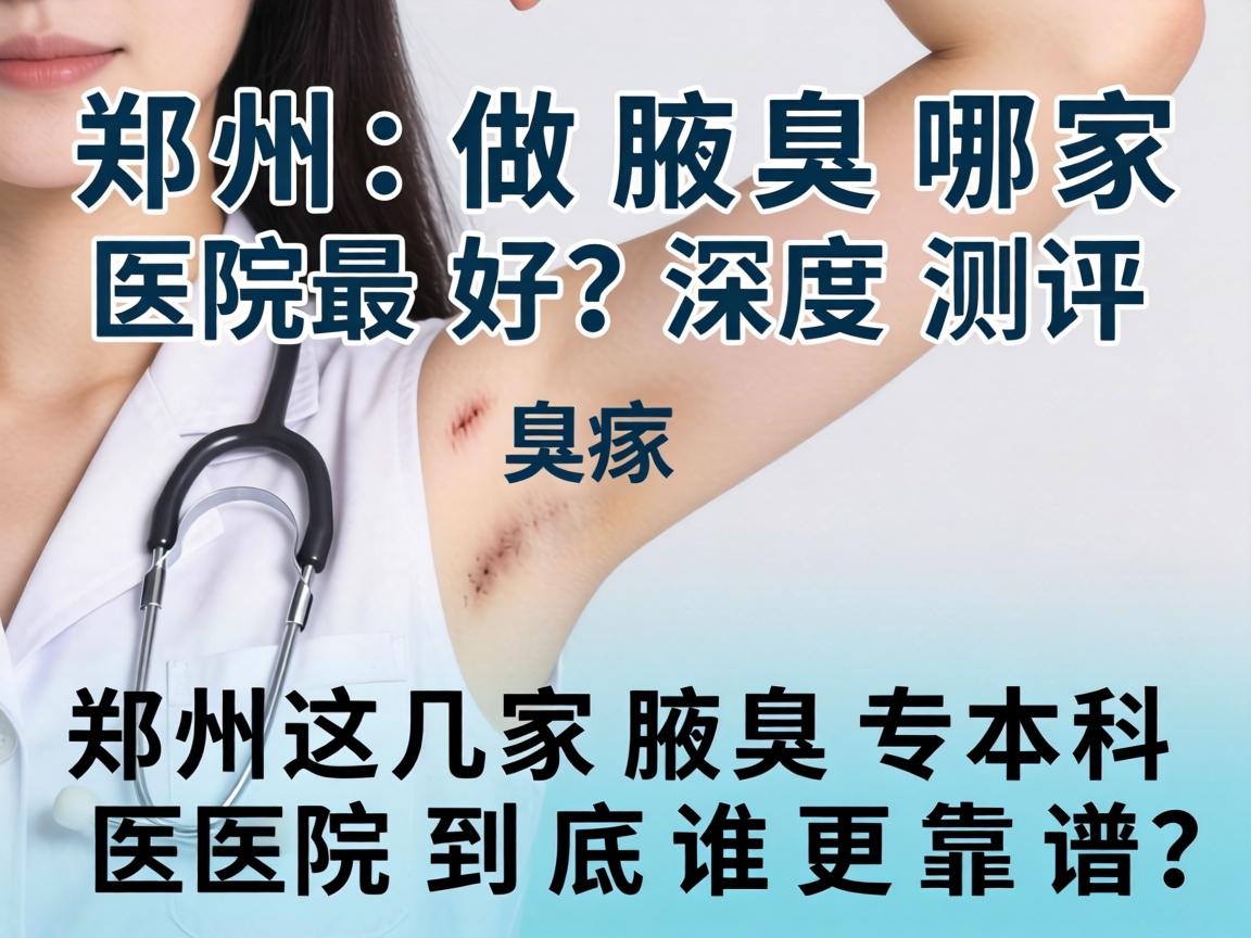 郑州做腋臭哪家医院最好？深度测评，郑州这几家腋臭专科医院到底谁更靠谱？