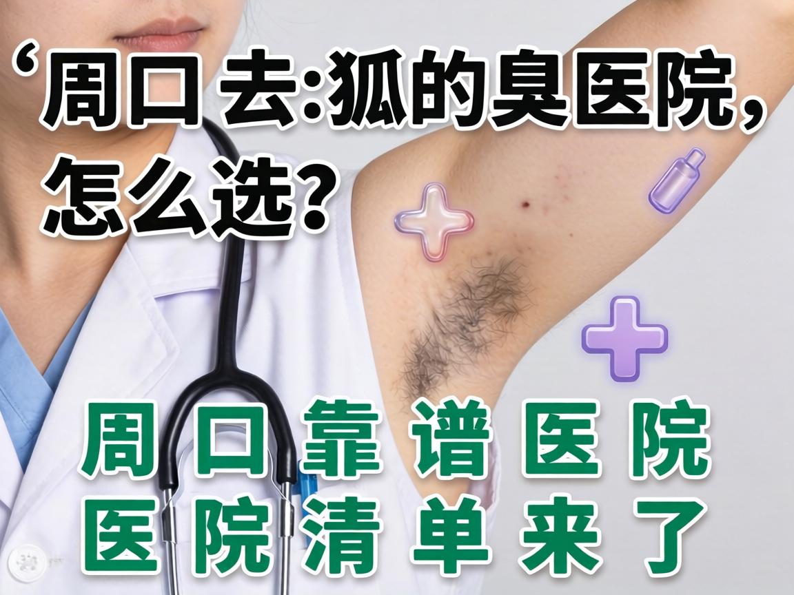 周口去狐臭医院怎么选？周口靠谱医院医院清单来了