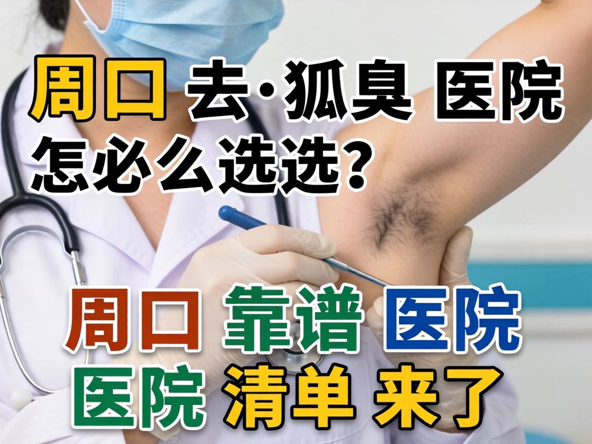 周口去狐臭医院怎么选？周口靠谱医院医院清单来了
