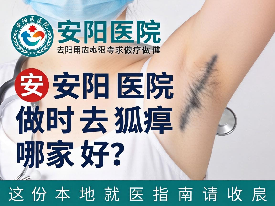 安阳医院做去狐臭哪家好？这份本地就医指南请收好