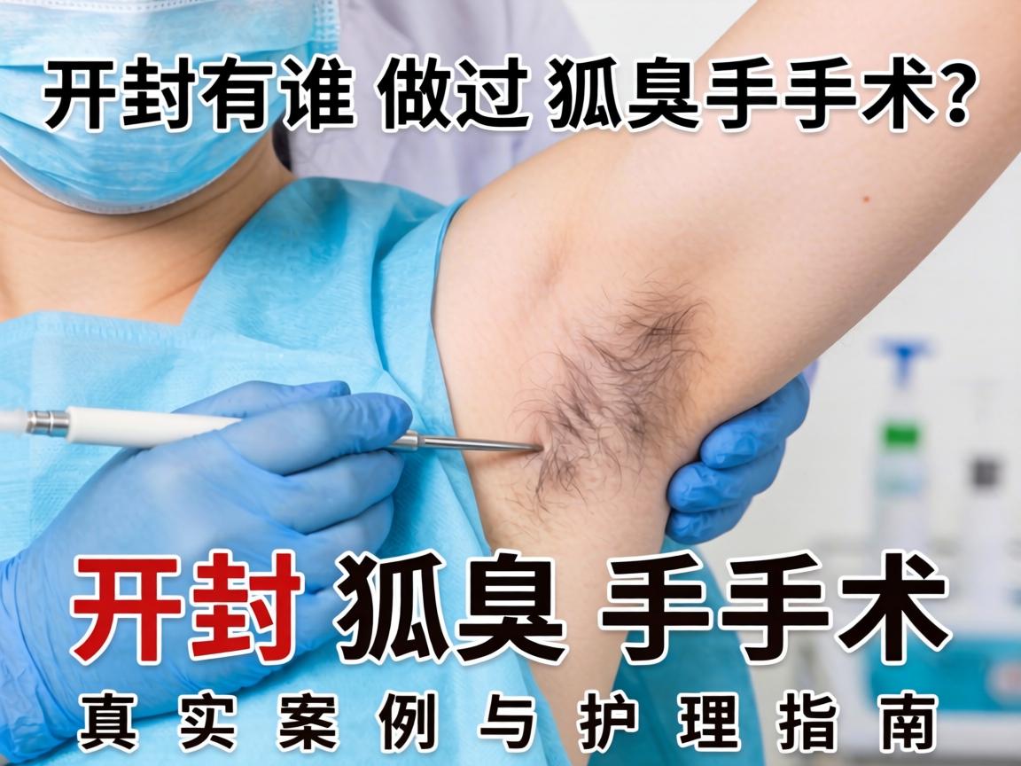 开封有谁做过狐臭手术？开封狐臭手术真实案例与护理指南