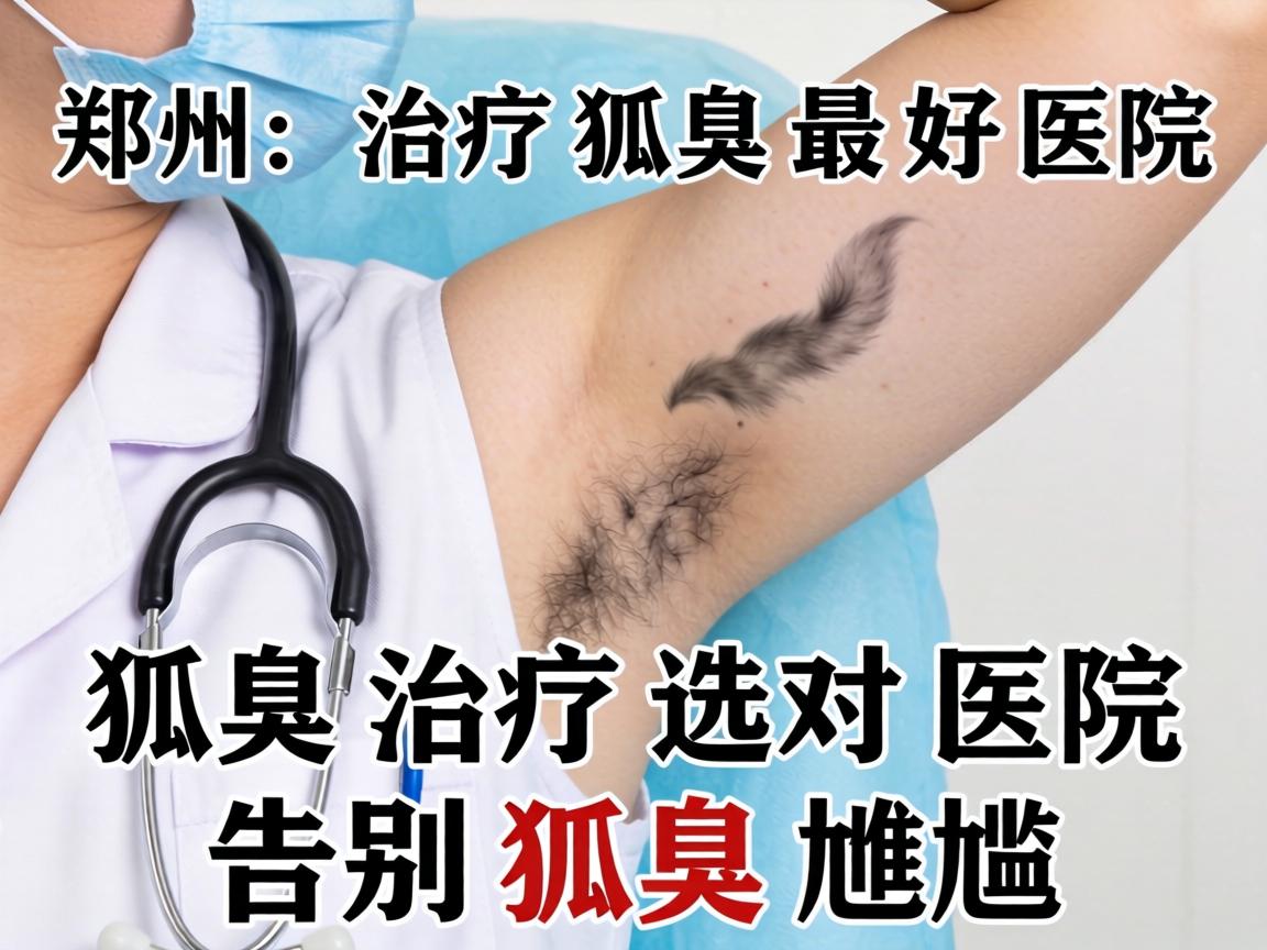 郑州治疗狐臭最好医院，狐臭治疗选对医院，告别狐臭尴尬
