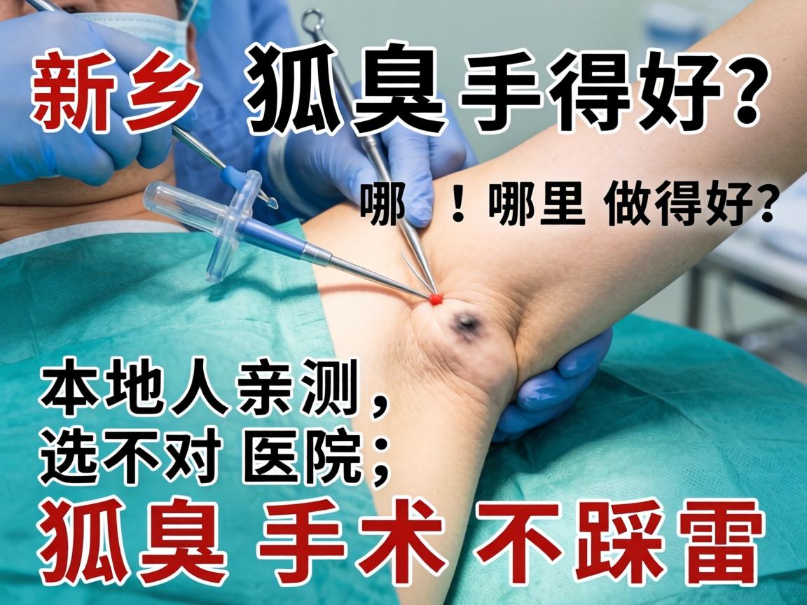 新乡狐臭手术哪里做得好？本地人亲测，选对医院，狐臭手术不踩雷