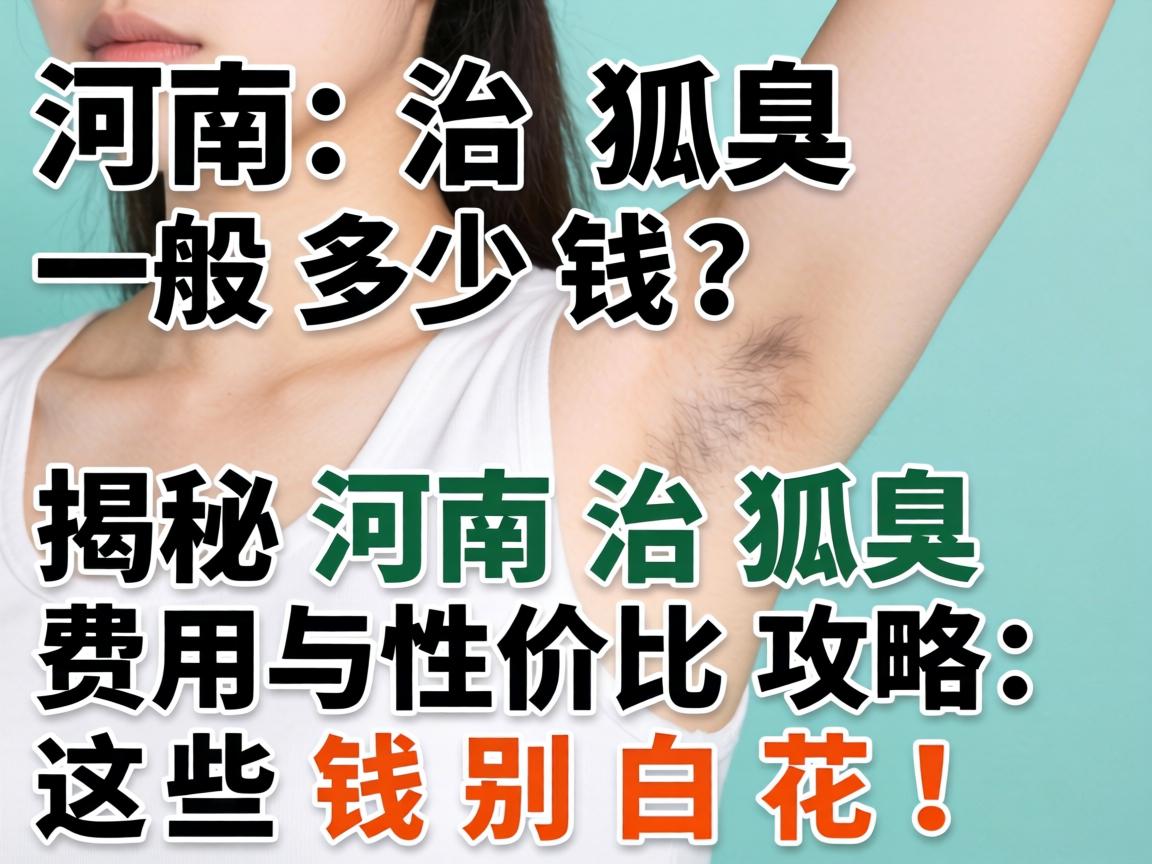 河南治狐臭一般多少钱？揭秘河南治狐臭费用与性价比攻略，这些钱别白花！