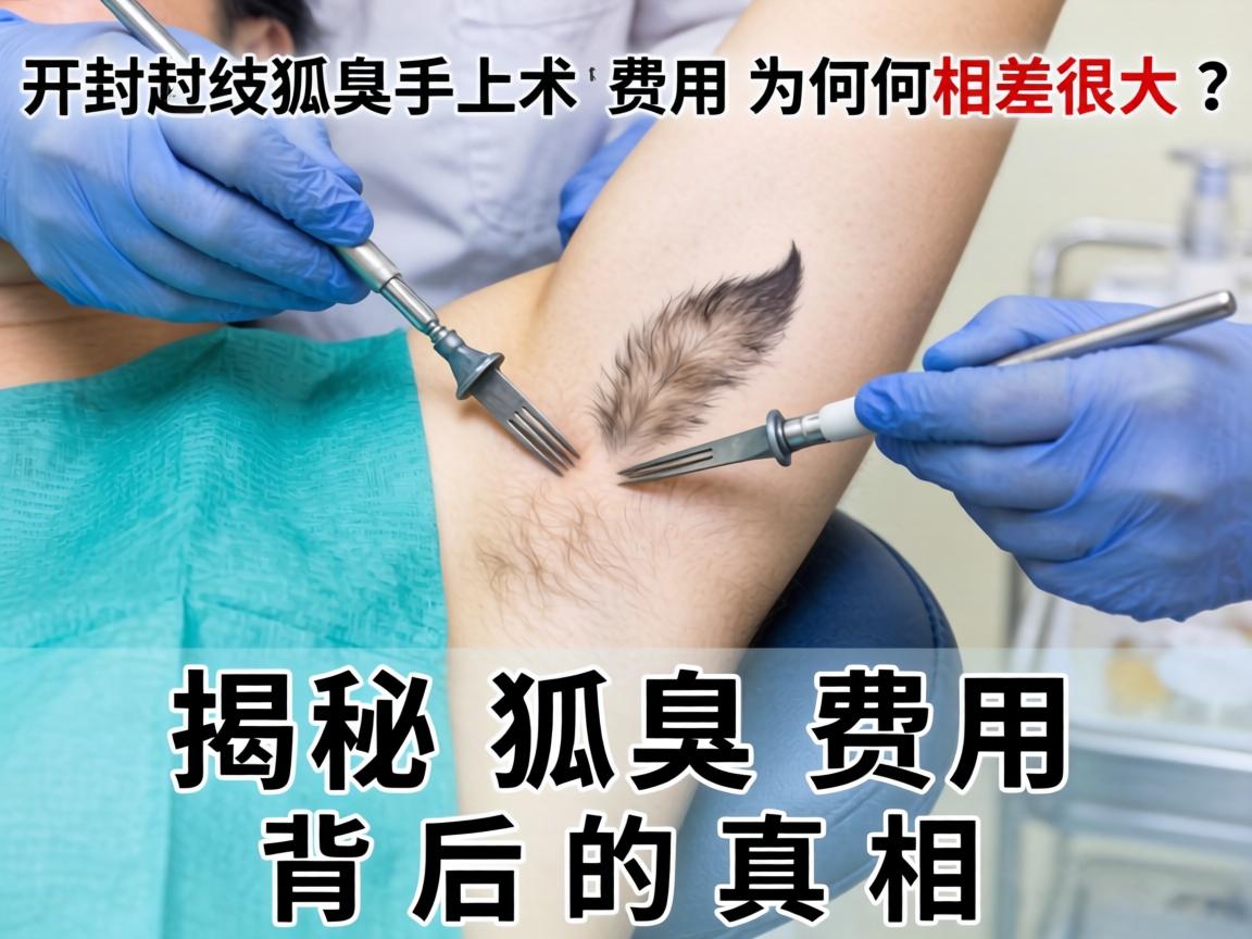 开封狐臭手术费用为何相差很大？揭秘狐臭费用背后的真相