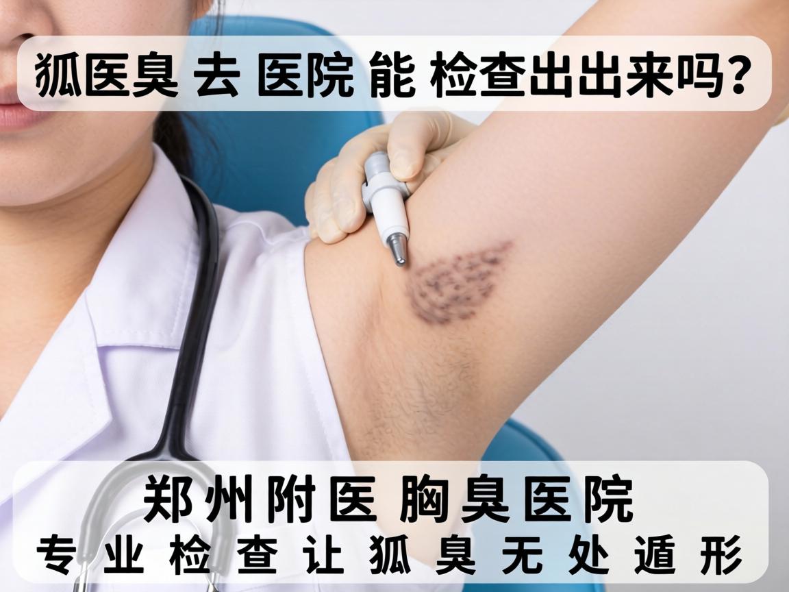 狐臭去医院能检查出来吗？郑州附医腋臭医院，专业检查让狐臭无处遁形