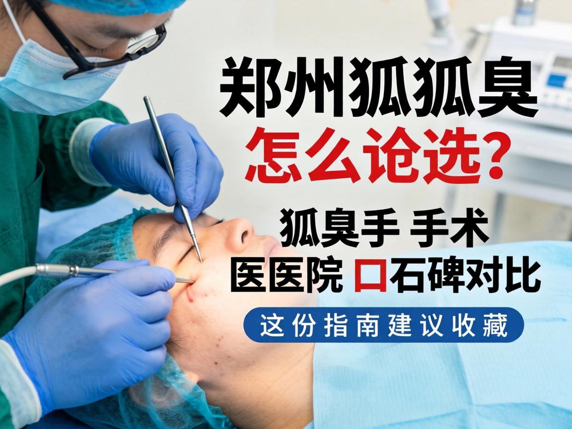 郑州狐臭手术怎么选？狐臭手术医院口碑对比，这份指南建议收藏