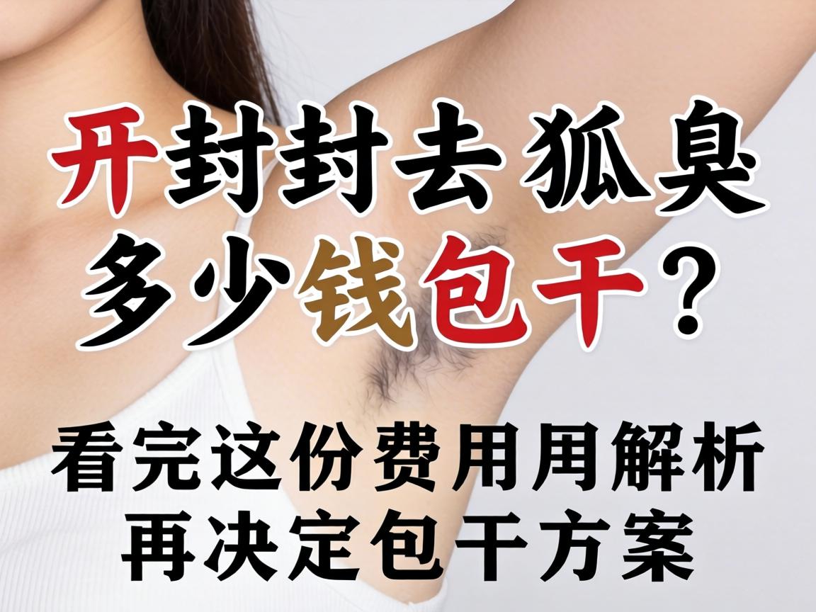 开封去狐臭多少钱包干？看完这份费用解析再决定包干方案