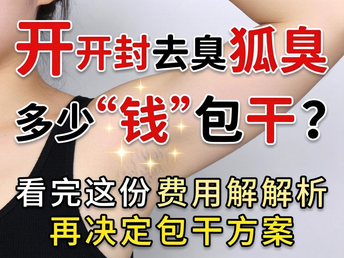 开封去狐臭多少钱包干？看完这份费用解析再决定包干方案