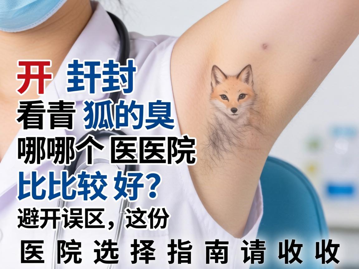 开封看狐臭哪个医院比较好？避开误区，这份医院选择指南请收好