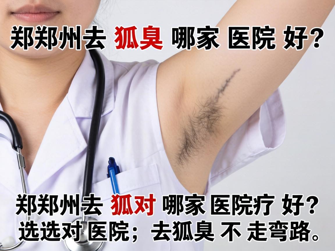 郑州去狐臭哪家医院好？选对医院，去狐臭不走弯路